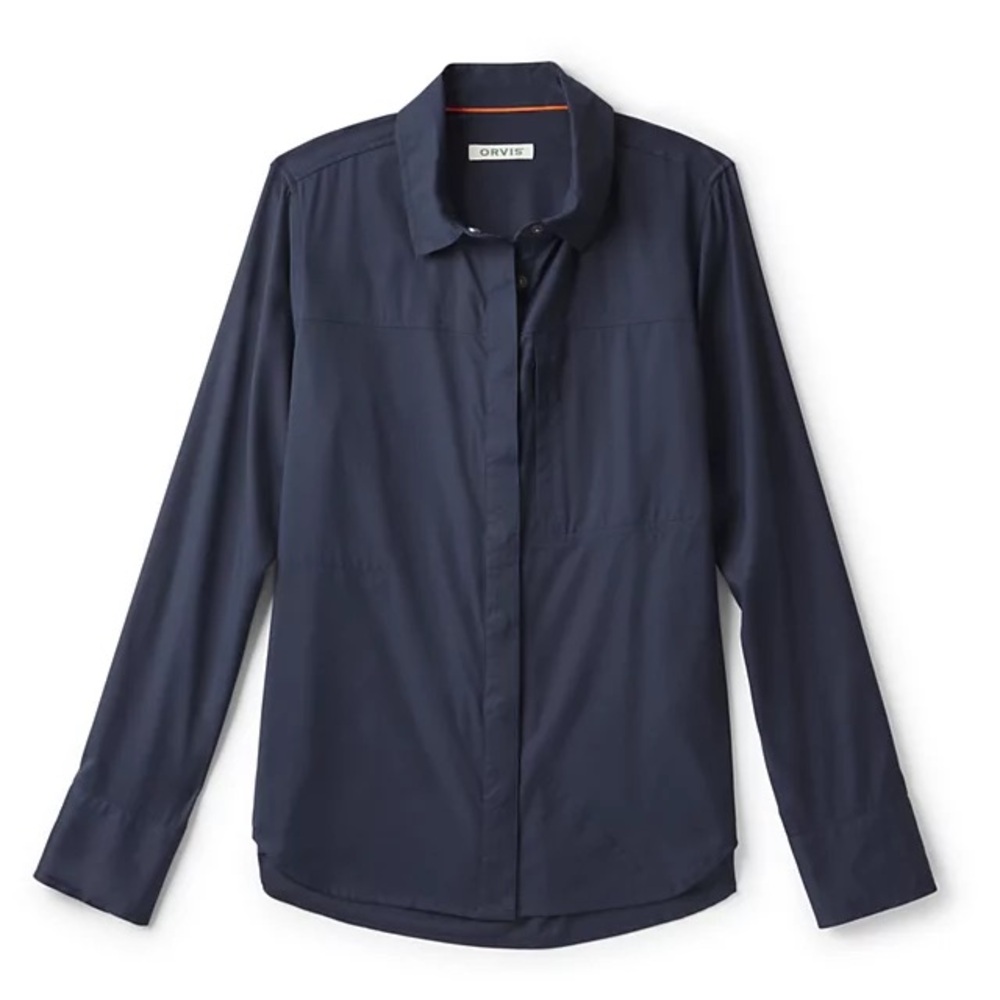 Orvis Dark Blue Button-Up Shirt